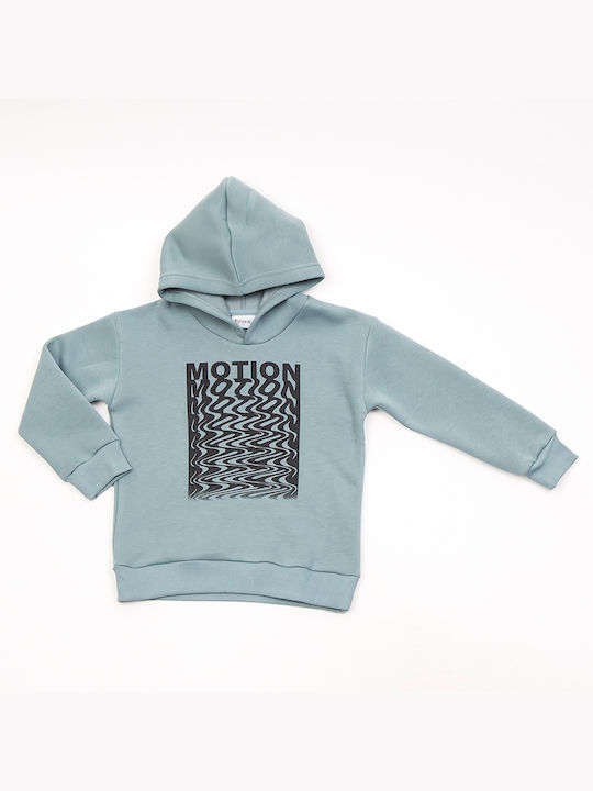 Trax Kids Sweatshirt with Hood Turquoise