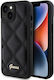 Guess Quilted Metallic Back Cover Black (iPhone...