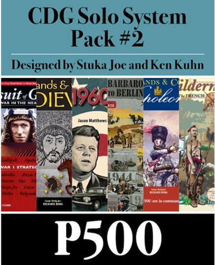 Board Game Solo System Pack for 1 Player 14+ Years (EN) GMT Games