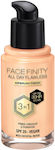 Max Factor Facefinity All Day Flawless 3 Machiaj lichid Bej cristal #W33 30ml