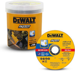 Dewalt DT20540 Cutting Disc Metal Hole Diameter 125mm 1pcs