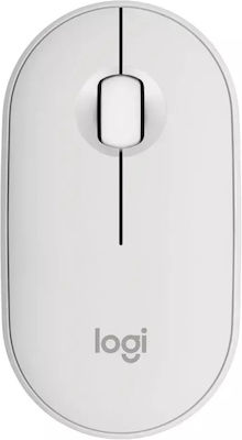 Logitech Pebble M350s Ασύρματο Bluetooth Ποντίκι White