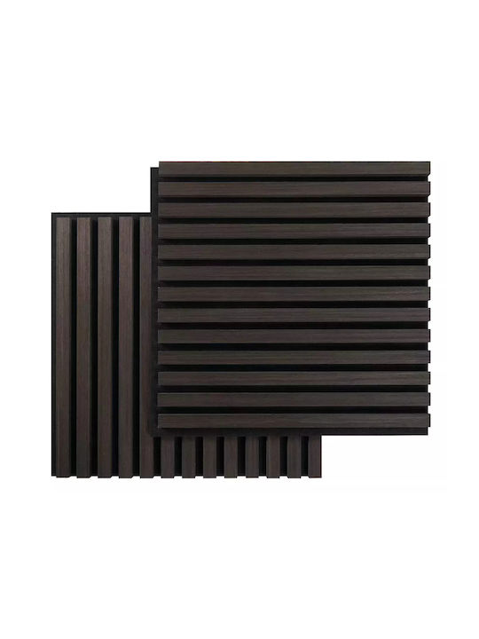 3D Wall Panels from MDF Smoked Oak Brown 52x52x...