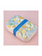 Cutie pentru Mâncare Plastic Galben 18.9x12.8cm 1buc