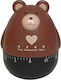 Countdown Analog Kitchen Timer Bear