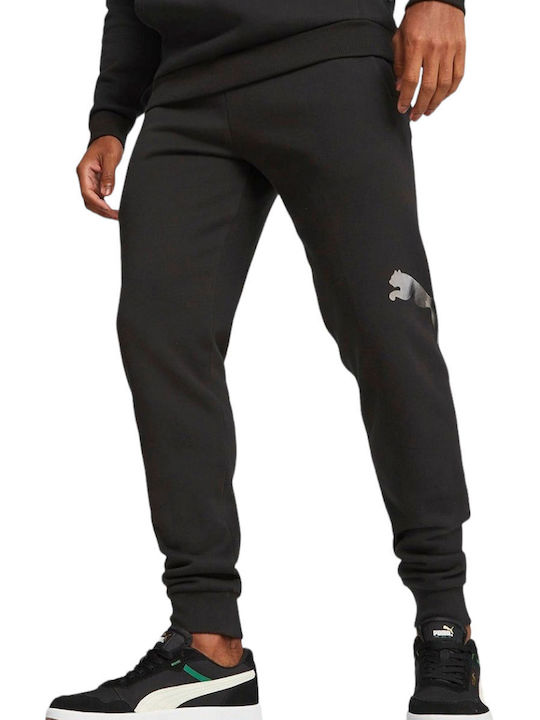 Puma Ess Men's Sweatpants with Rubber Black