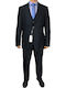 Men's Winter Suit with Vest Blue