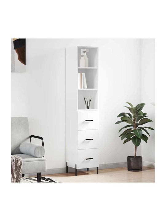 Schrank Boden White 34.5x34x180cm