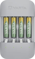 Varta Eco Charger Pro Recycled USB 4 Μπαταριών ...