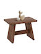 Solid Wood Side Table Brown L40xW25xH29.5cm