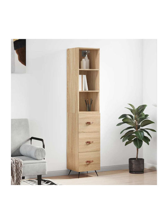 Schrank Boden Coffee 34.5x34x180cm