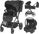 Coccolle Lissia Adjustable 3 in 1 Baby Stroller Suitable for Newborn Anthracite