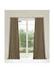Palatex Blackout Curtain with Pencil Pleat Dora Brown 140x270cm