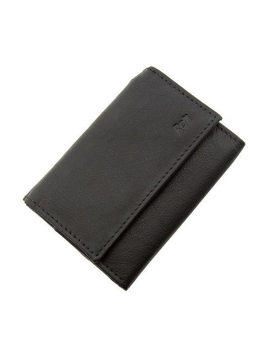 RCM Men's Leather Wallet Black