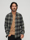 Lumberjack Long-sleeved Flannel Shirt Checked Black