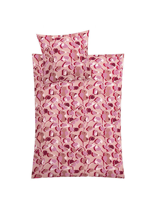 Kleine Wolke Duvet Cover Cotton Single 135x200 Catalonia Red