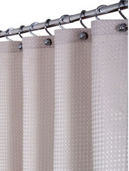 Casetti Fabric Shower Curtain 240x180cm Beige