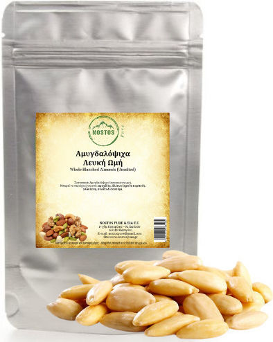 Nostos Pure Almonds Raw Shelled 500gr