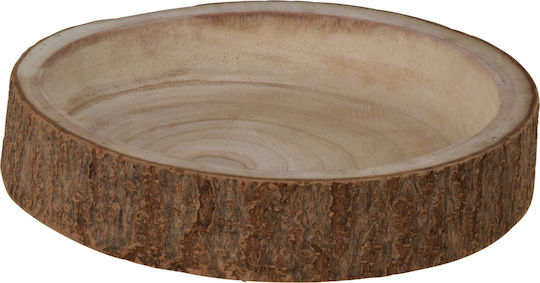 Koopman Διακοσμητική Πιατέλα Ξύλινη Καφέ 25x25x4εκ. Koopman Διακοσμητική Πιατέλα Ξύλινη Καφέ 25x25x4εκ.