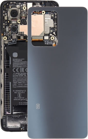 Καπάκι Μπαταρίας Μπαταρίας Μαύρο για Xiaomi Redmi Note 12 4G