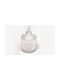 Faitakis Pack Vintage Glass Sweet Jar with Lid Transparent 6.2x9.5cm