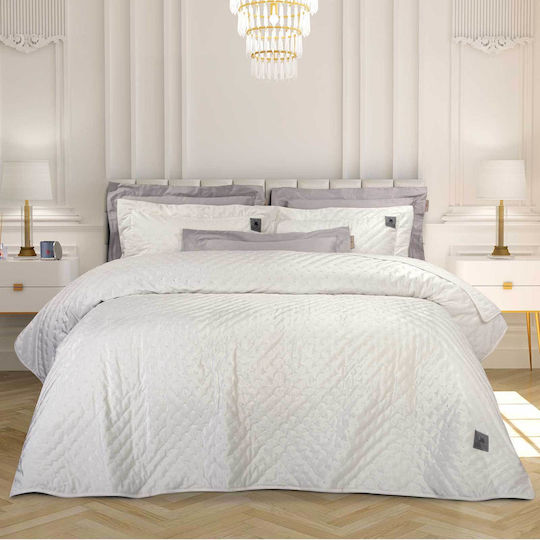 Greenwich Polo Club 3429 Cuvertură Extra-dublu Microfibra Alb 240x250cm