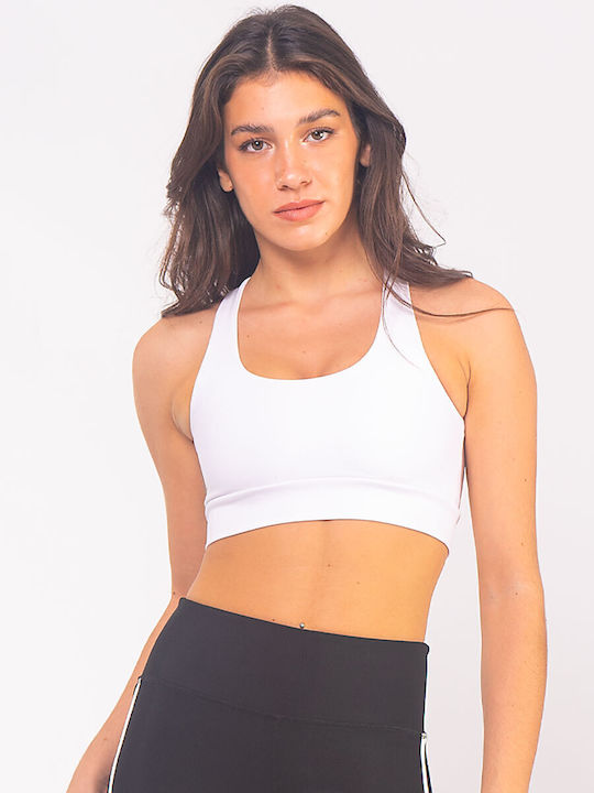 The Lady Women's Sports Bra without Padding White