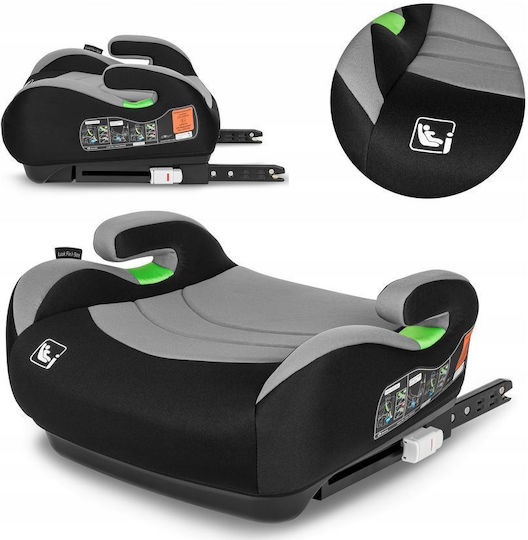 Lionelo Luuk Scaun Auto pentru Copii Scaun de mașină pentru copii i-Size cu Isofix Piatră gri