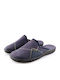Men's Leather Slippers Blue