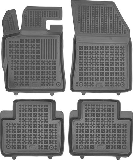 Rezaw Plast Set of Front and Rear Mats 4pcs for Citroen C5 Black