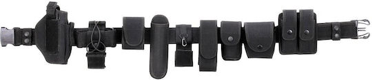 MFH Security Elastic Curea Militară Neagră 20mm