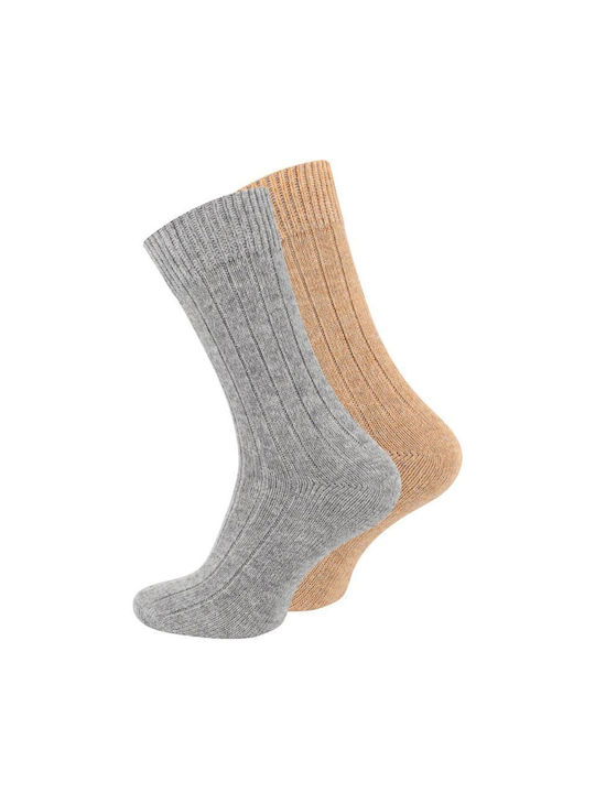 Norweger Socken Grey/Brown 2Pack