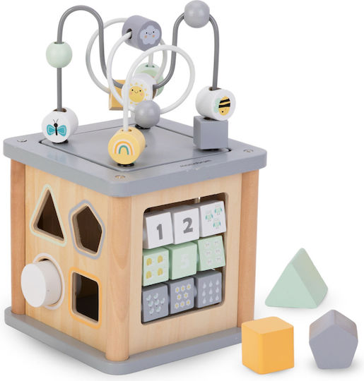 Formensortierspiel Play Cube aus Holz für 18++ Monate
