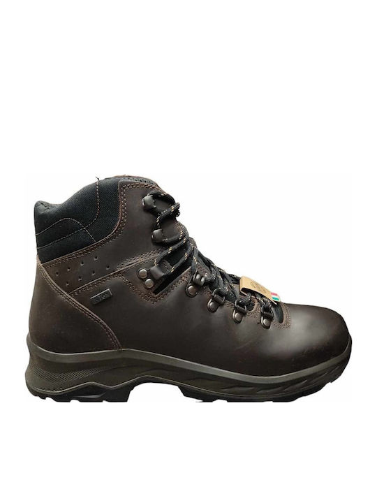 Jacalu Men's Waterproof Brown Hiking Boots