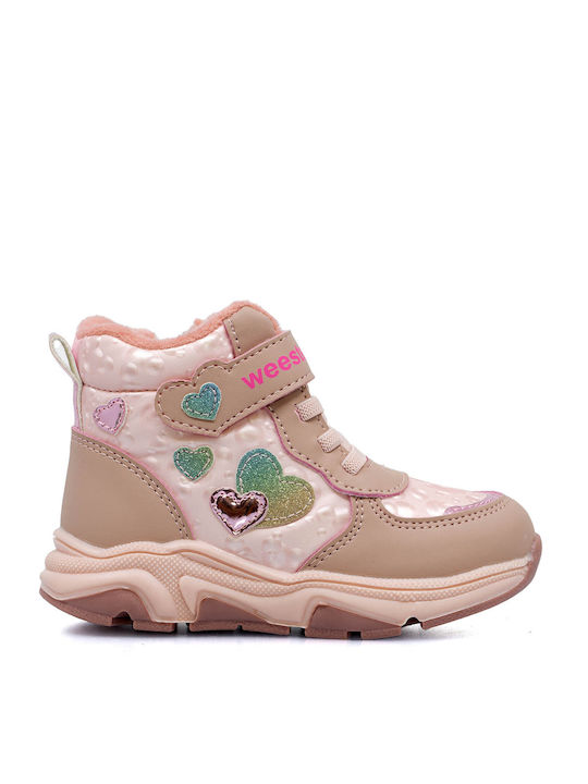 Weestep Kinder-Sneaker Hoch Rosa