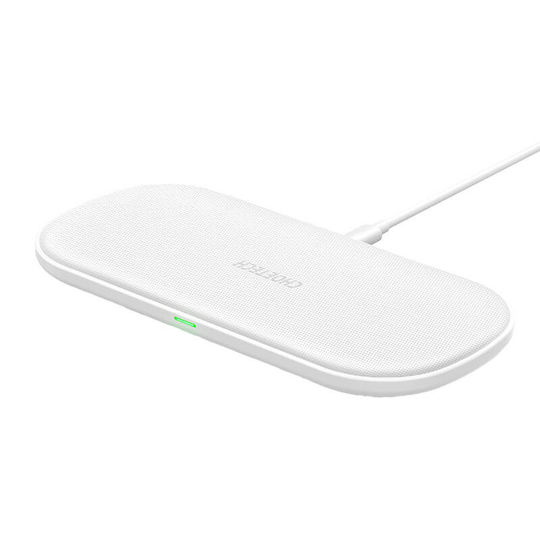 Choetech Kabelloses Ladegerät (Qi Pad) und Kabel USB-C 10W Weißs