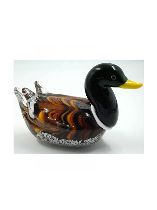 Royal Art Collection Dekorative Ente aus Glas 20cm 1Stück