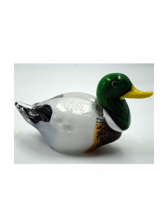 Royal Art Collection Decorativă Rață din Sticlă 21cm 1buc