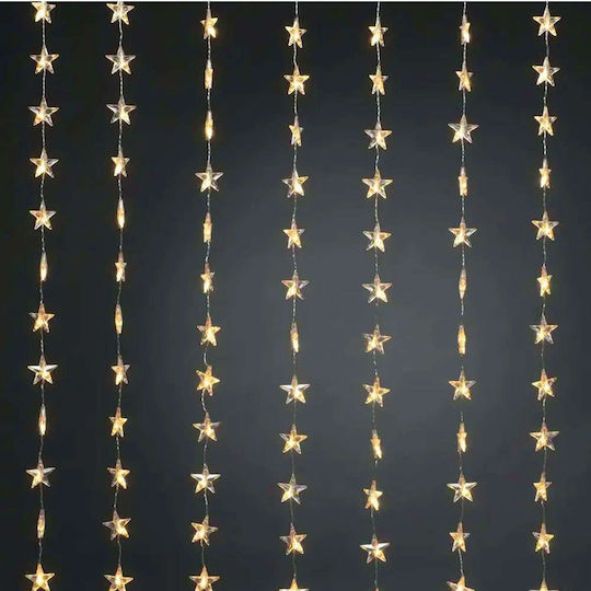 48 Lights LED 5m. x 120cm Warm White type Curtain 1pcs