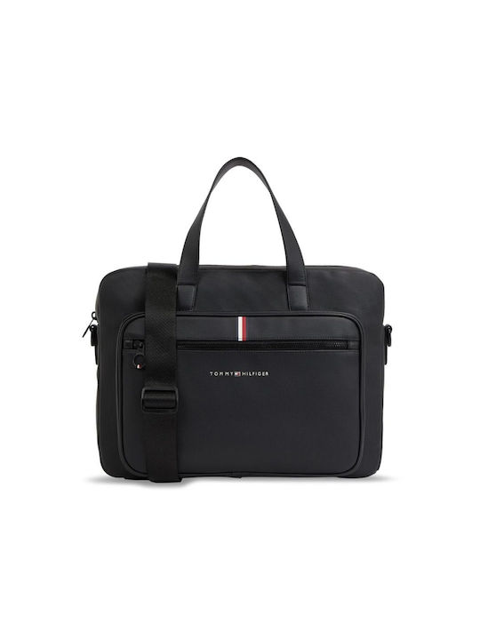 Tommy Hilfiger Geantă pentru bărbați Umăr / Crossbody Neagră