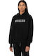 Melvern Long Women's Sweatshirt Hooded Black