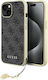 Guess Plastic Back Cover Gray (iPhone 15)