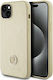 Guess Plastic Back Cover Gold (iPhone 15)