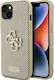 Guess Back Cover Πλαστικό Χρυσό (iPhone 15)