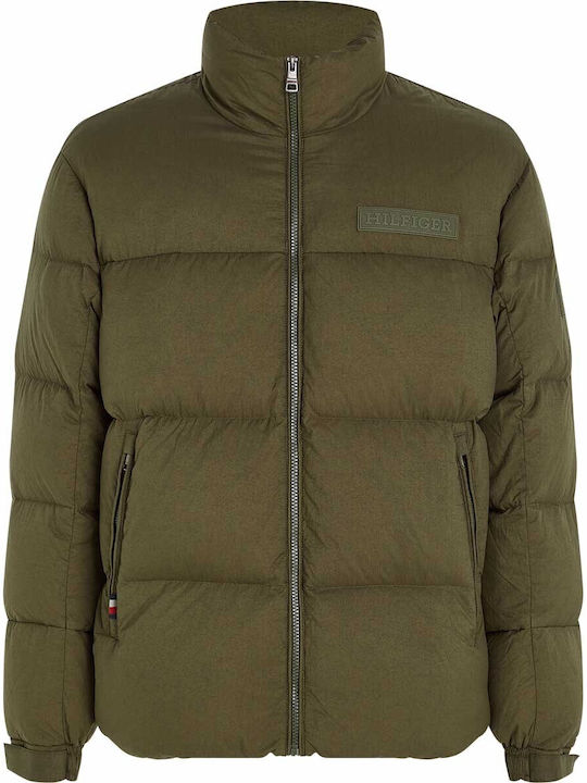 Tommy Hilfiger Men's Winter Puffer Jacket Khaki