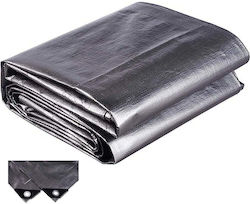 Cresman Waterproof Tarpaulin 200gr/m² 5x3m. Heavy Duty Silver