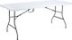 Epiplo-Fos Table Metal for Camping Foldable 180x75x74cm White