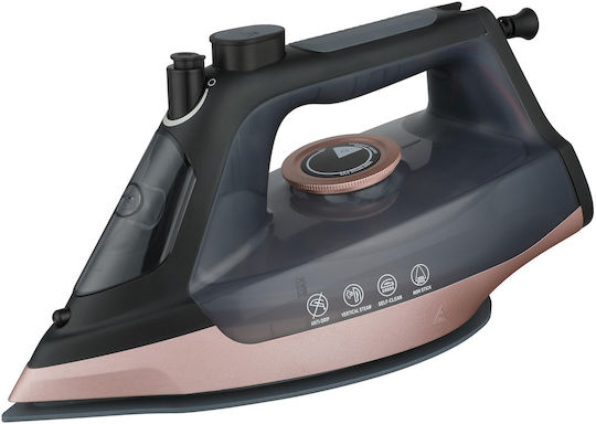 Finlux Steam Iron 2800W with Ceramic Plate and Continuous Steam Supply 40g/min