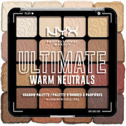 Nyx Professional Makeup Eye Shadow Palette Matte Cream 05 Warm Neutrals
