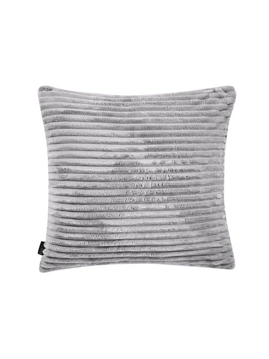 Kentia Sofa Cushion Fleece Grey 45x45cm.